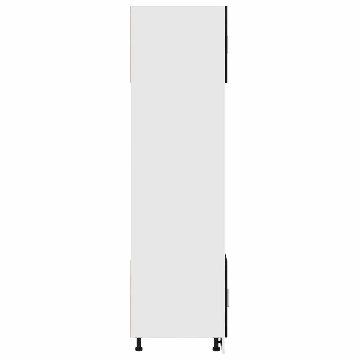 Hanging Cabinet Engineered Wood Black Oak 60x57x207cm