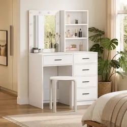 Practical Dressing Table for Everyday Use with Storage Solutions