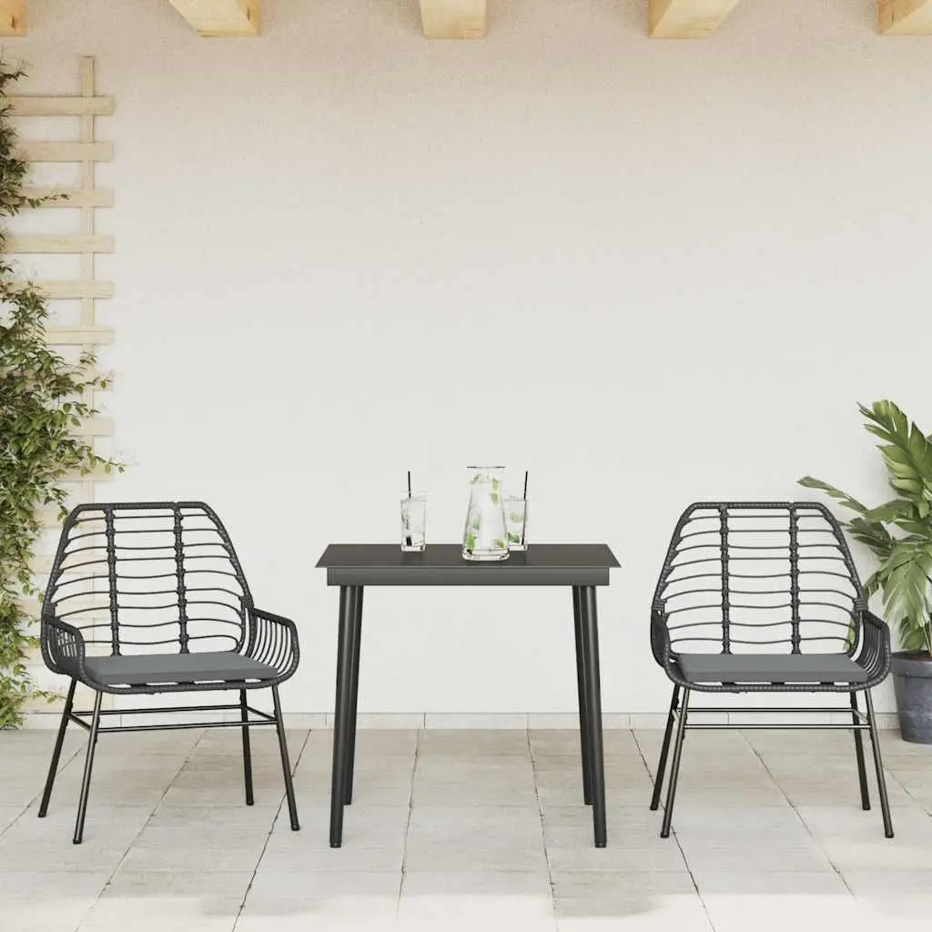 3-Piece Garden Dining Set for Relaxation