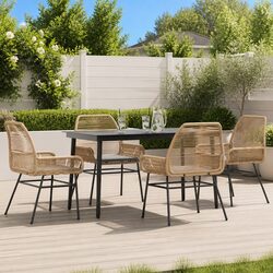 Versatile 5-Piece Dining Set for Outdoor Use