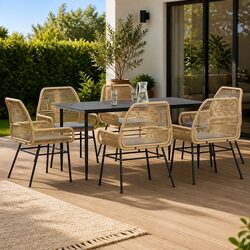 Versatile 7 Piece Dining Set for Outdoor Enjoyment