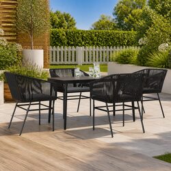 Practical 5-Piece Garden Dining Set for Everyday Use
