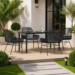 Practical 5 Piece Outdoor Dining Set for Entertaining