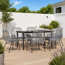 Practical 7-Piece Garden Dining Set for Any Outdoor Area