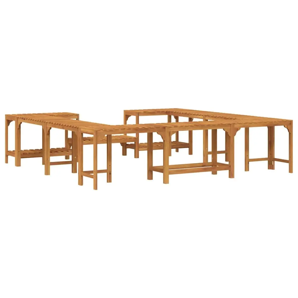 Hot Tub Surround Acacia Wood 230 x 230 cm Brown