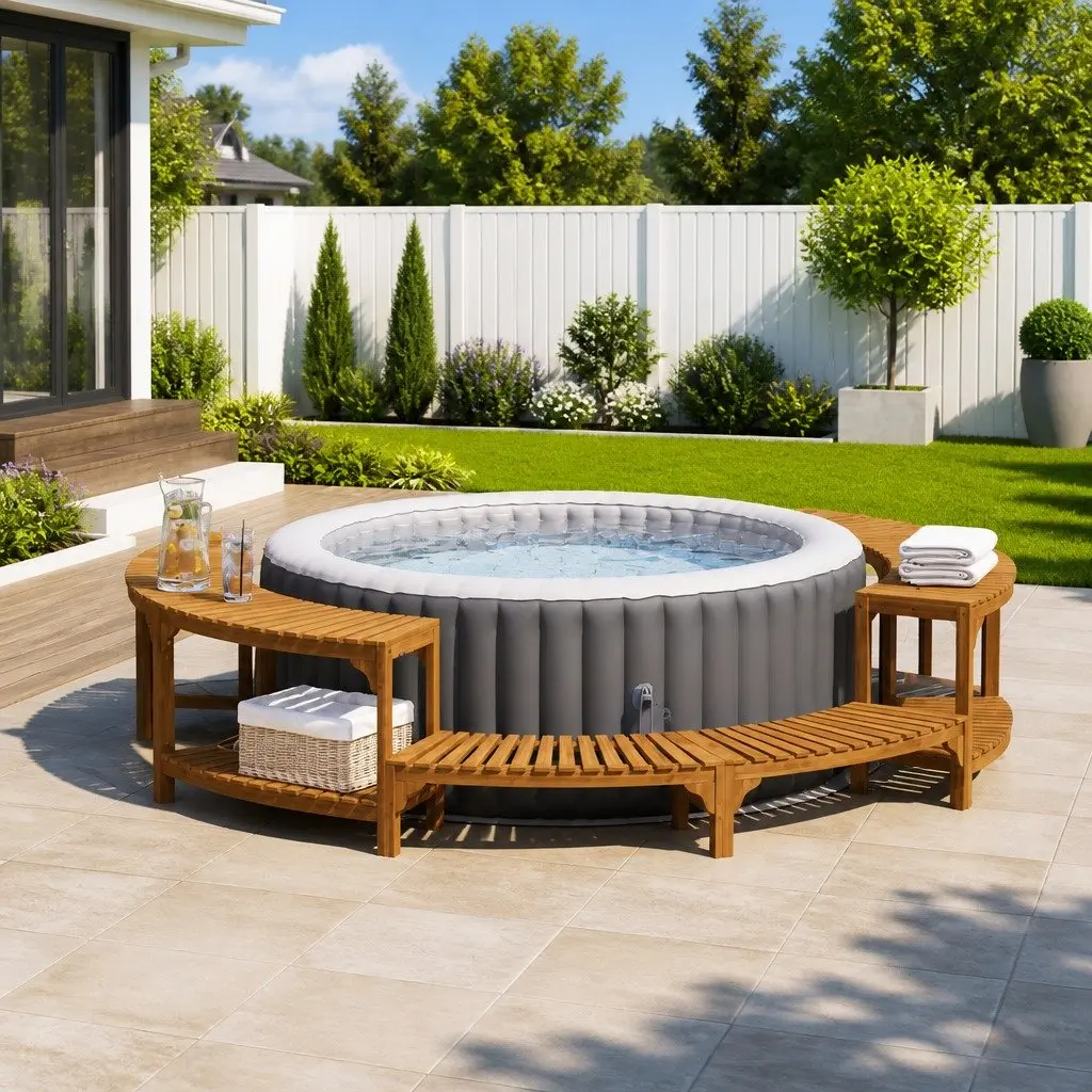 Hot Tub Surround for Outdoor Use Ø255cm