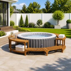 Functional Hot Tub Surround for Outdoor Use Ø255cm
