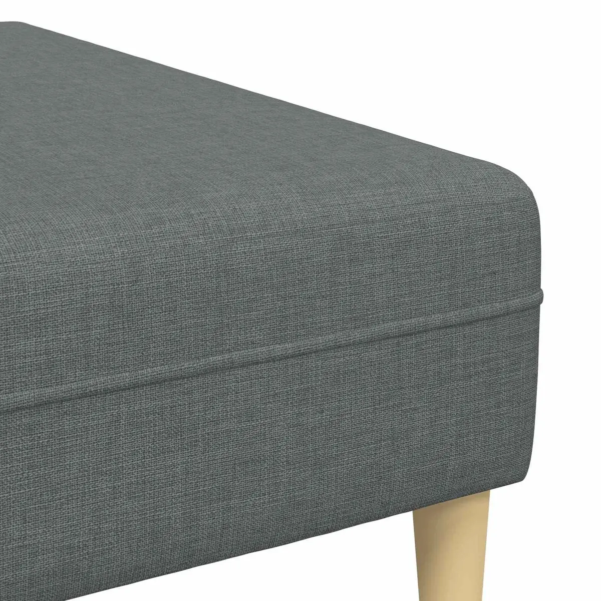 Modern Living Room Couch 3 Piece Set Grey Polyester Upholstery Foam Cushion