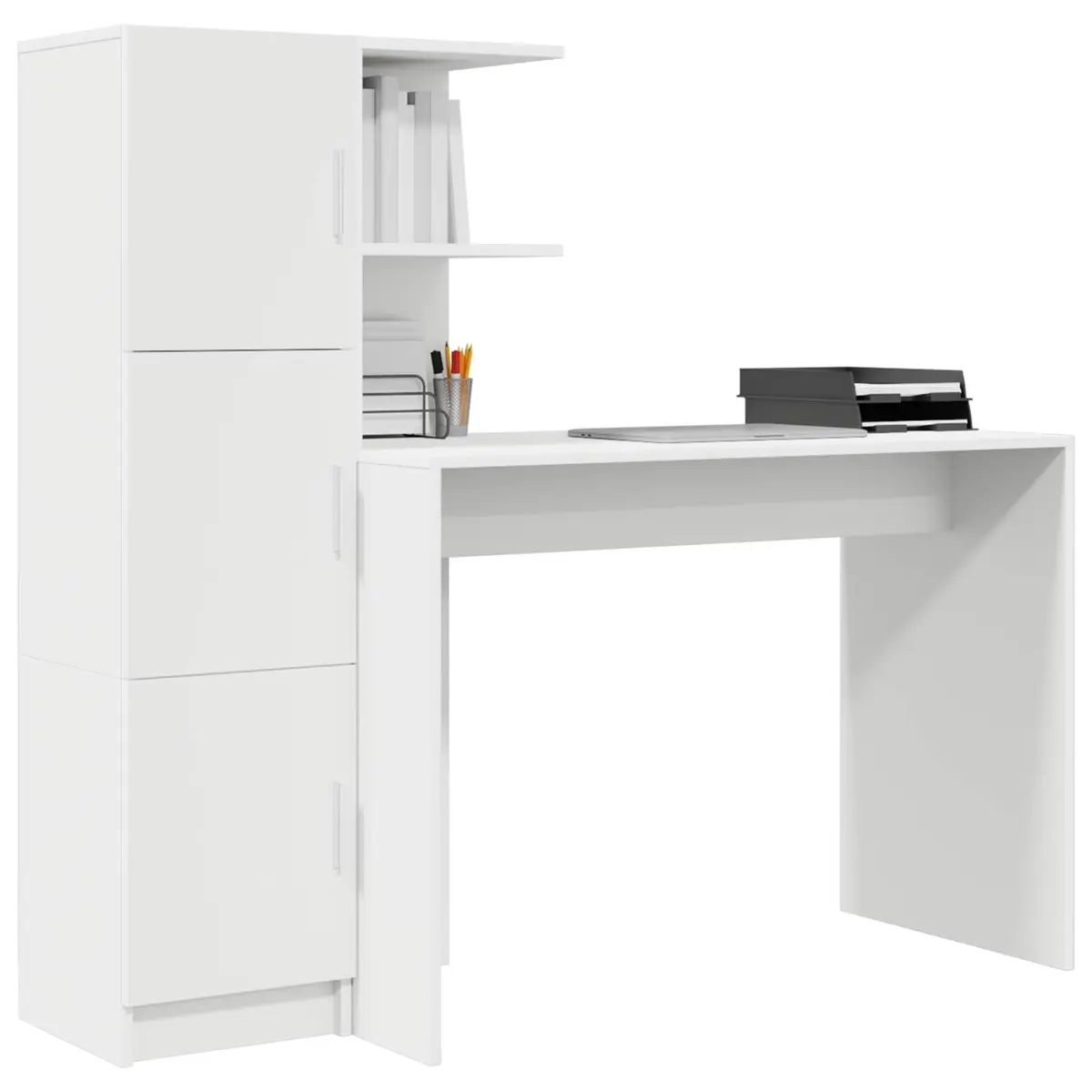 White Desk Set for Office and Home