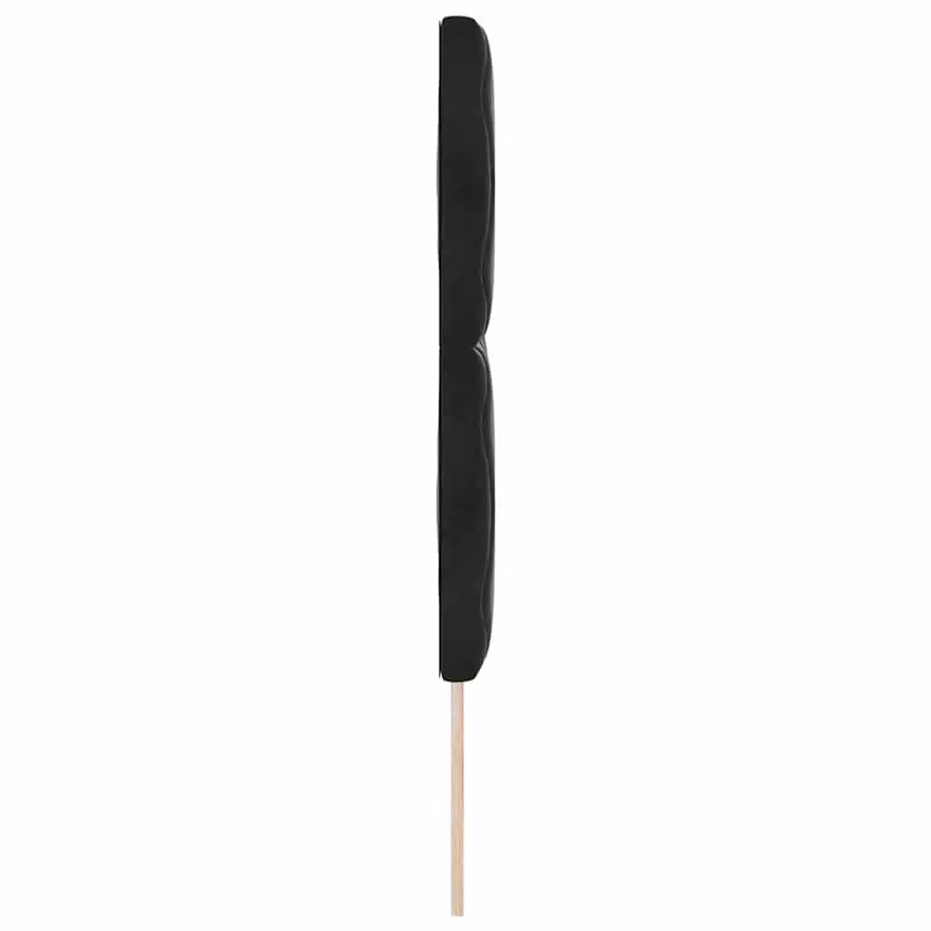 Black Velvet Headboard for Modern Bedrooms 144cm