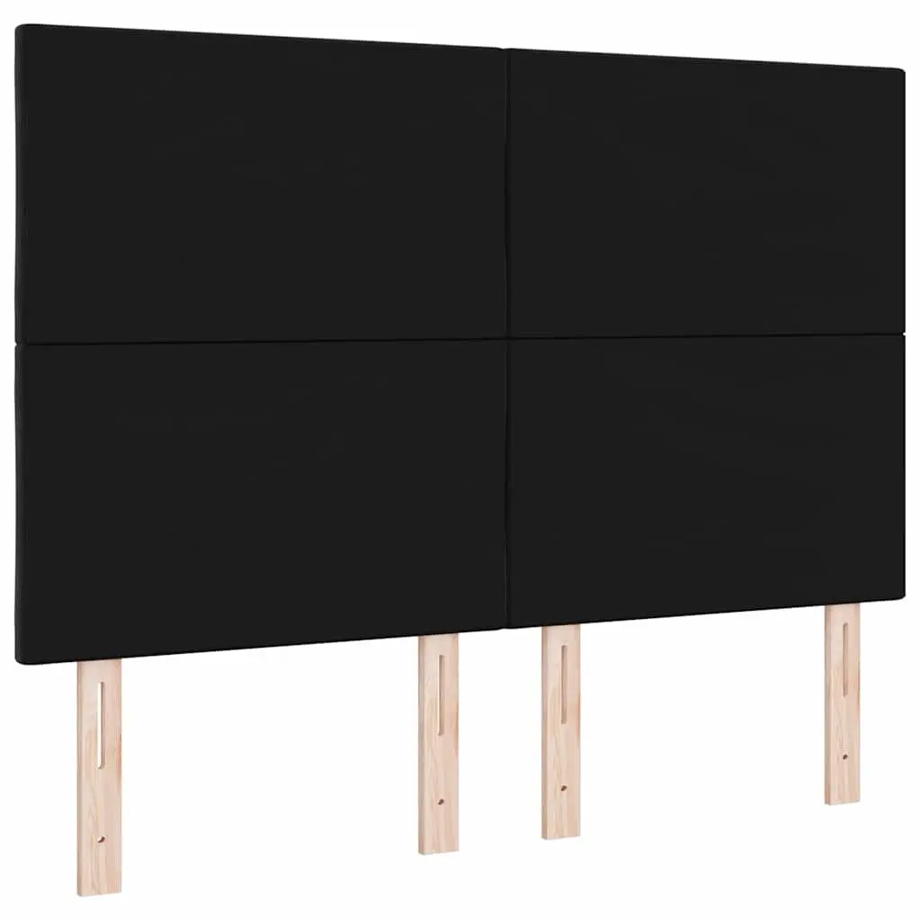 Black Velvet Headboard for Modern Bedrooms 144cm