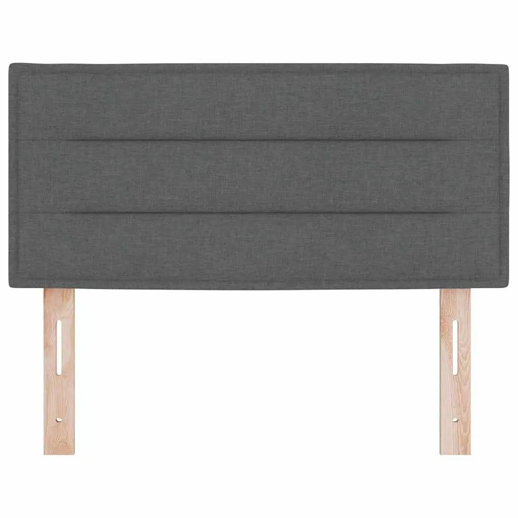 100cm Adjustable Height LED Headboard Dark Grey Fabric with RGB Strip Lights