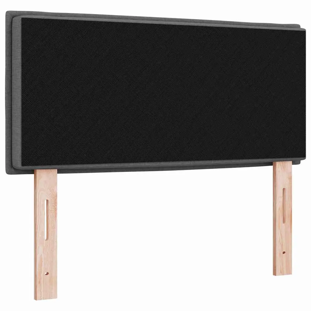 100cm Adjustable Height LED Headboard Dark Grey Fabric with RGB Strip Lights