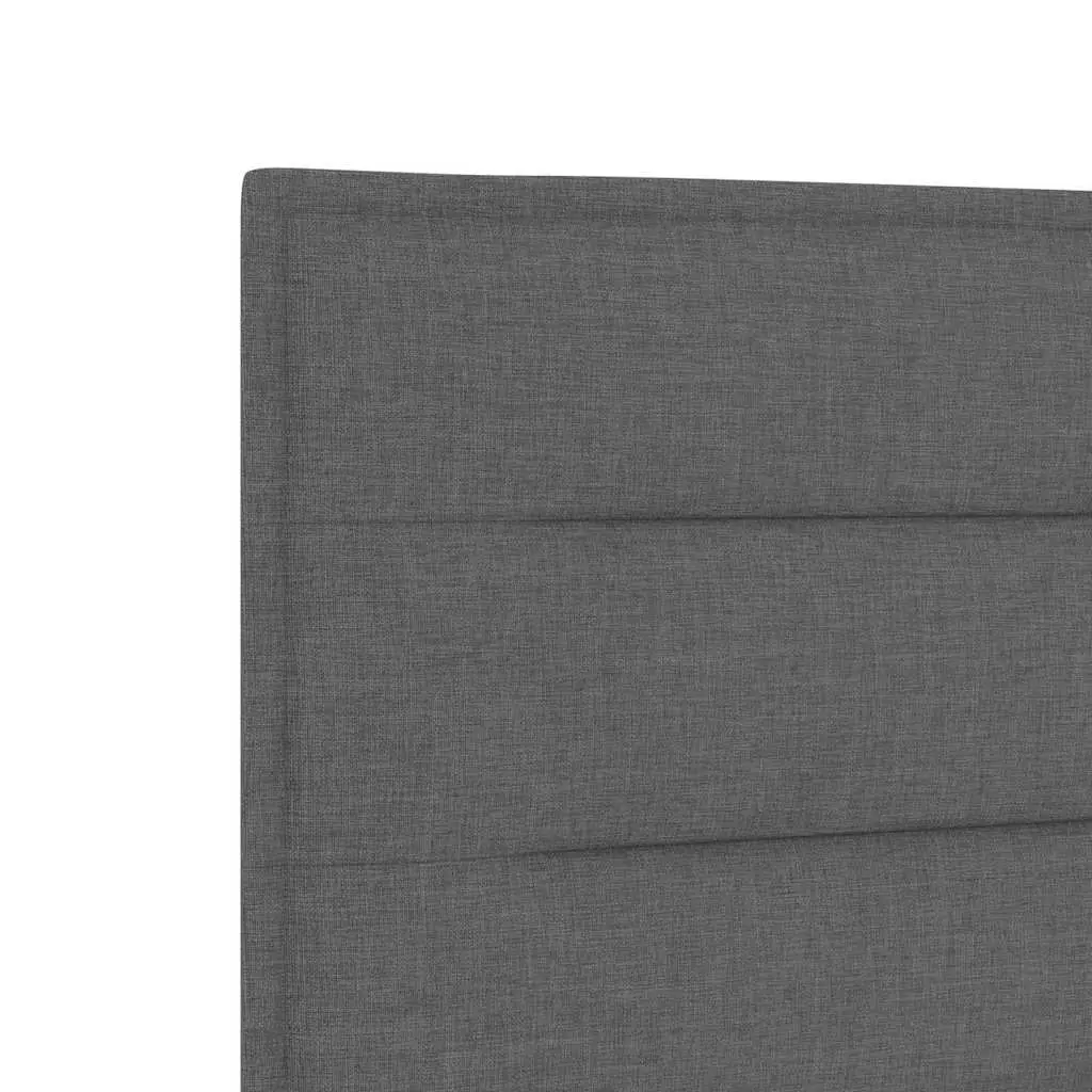 100cm Adjustable Height LED Headboard Dark Grey Fabric with RGB Strip Lights