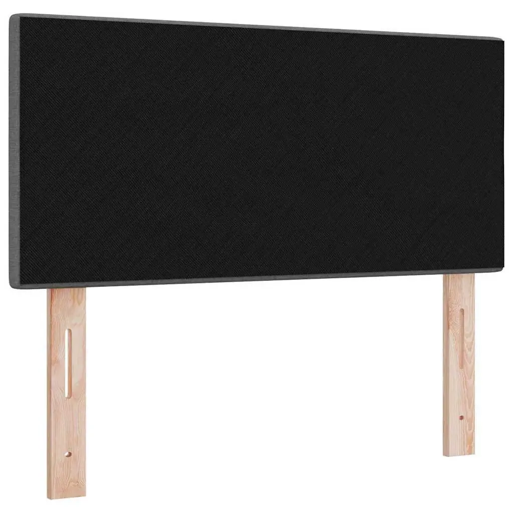 LED Headboard 100cm Grey Fabric Adjustable Height Modern Bedroom Wall Mounted
