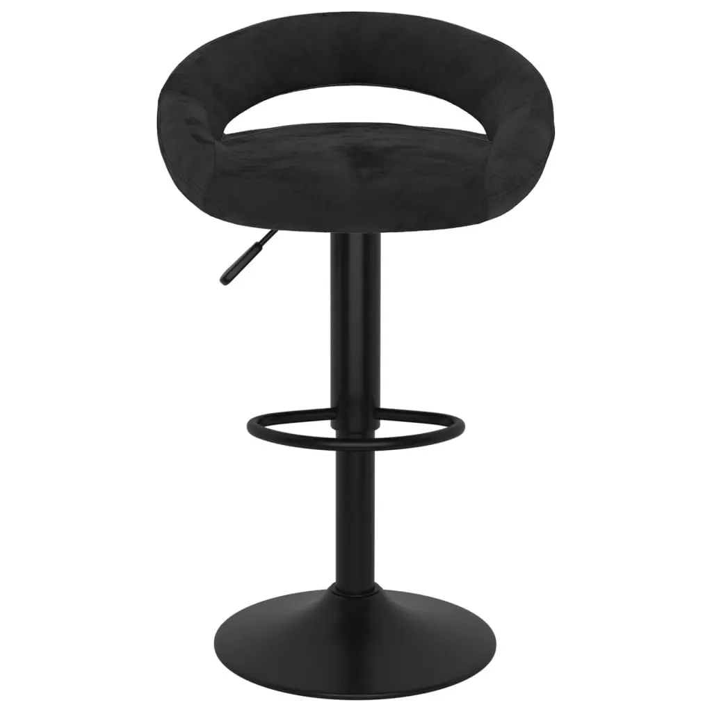 Velvet Bar Stools with Adjustable Heights