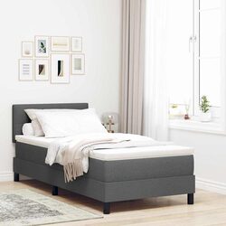 Functional Box Spring Bed with Adjustable Headboard for Modern Homes