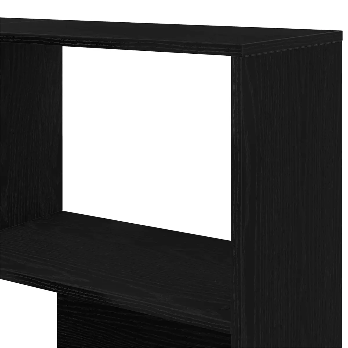 Engineered Wood Wardrobe 6-Tier Storage Cabinet 85 x 85 x 140 cm Black Oak