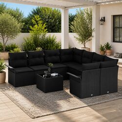 Versatile 9-Piece Outdoor Sofa Set for Any Patio