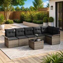 Practical 7-Piece Sofa Set for Your Outdoor Needs