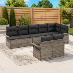 Practical 8-Piece Sofa Set for Outdoor Gatherings