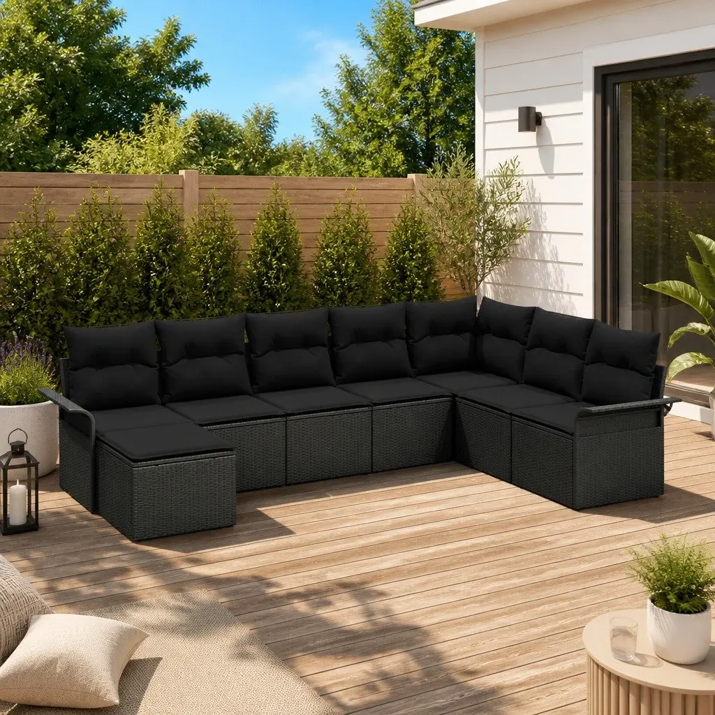 8-Piece Sofa Set for Outdoor Comfort
