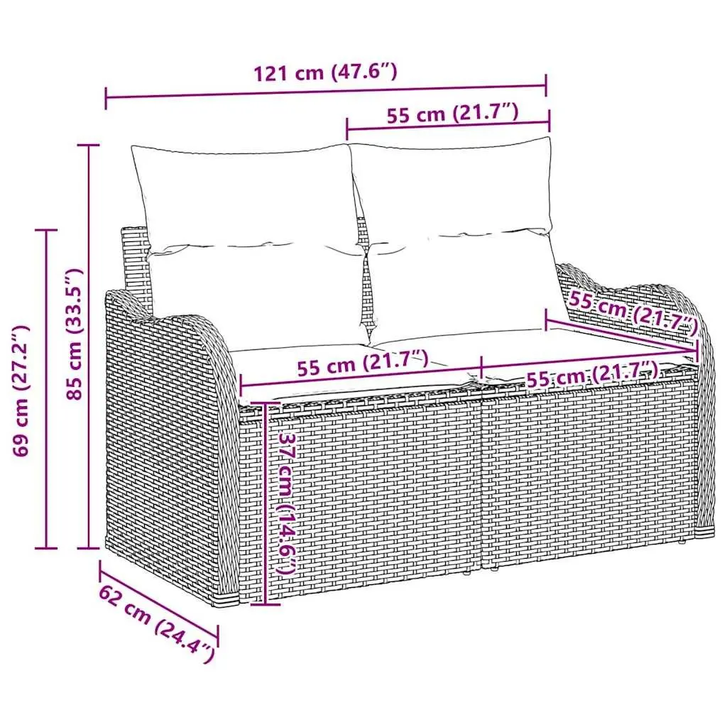Garden Sofa Set for Patios and Terraces