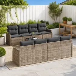 Versatile Grey Outdoor Sofa Set for Entertaining