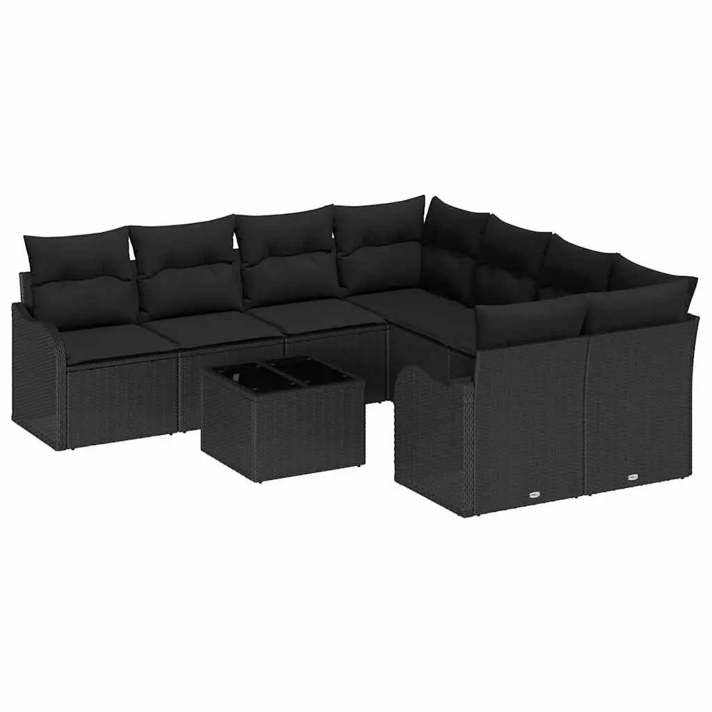 9-Piece Garden Sofa Set for Patios and Terraces