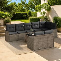 Practical 9-Piece Garden Sofa Set for Relaxation