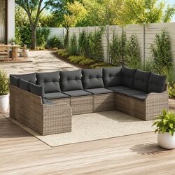 9 Piece Outdoor Sofa Set Perfect for Patios and Gardens