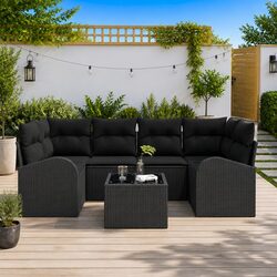 Practical Modular Garden Sofa Set for Outdoor Enjoyment