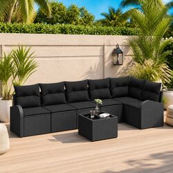 Perfect Addition to Your Outdoor Area: 7 Piece Sofa Set