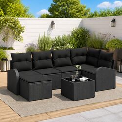 Practical 7-Piece Outdoor Sofa Set for Versatile Use