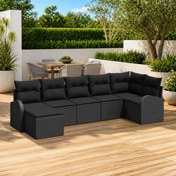 7-Piece Garden Sofa Set: Practical Outdoor Seating