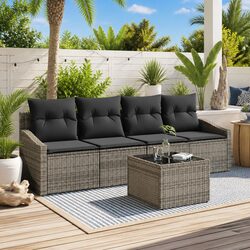 Practical 5 Piece Outdoor Sofa Set for All Spaces