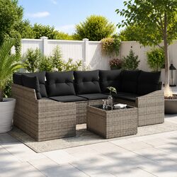 Practical 7-Piece Outdoor Sofa Set for Gatherings