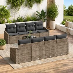 Perfect for Any Outdoor Occasion: 9-Piece Sofa Set