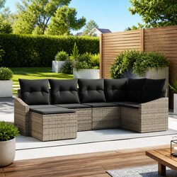 Versatile 6-Piece Outdoor Sofa Set for Any Space