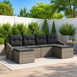 Versatile 6-Piece Outdoor Sofa Set for Your Home