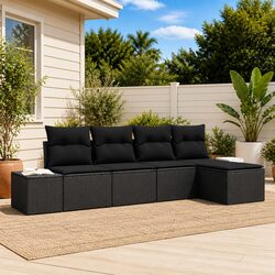 Versatile 5-Piece Modular Sofa Set for Outdoor Living