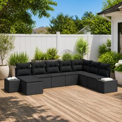 Versatile 8-Piece Outdoor Sofa Set for Various Spaces