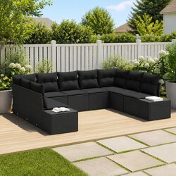 Versatile 9-Piece Outdoor Sofa Set for Your Garden