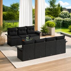 Practical 8-Piece Garden Sofa Set for Outdoor Relaxation
