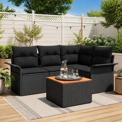 Practical 5-Piece Modular Sofa Set for Outdoor Use