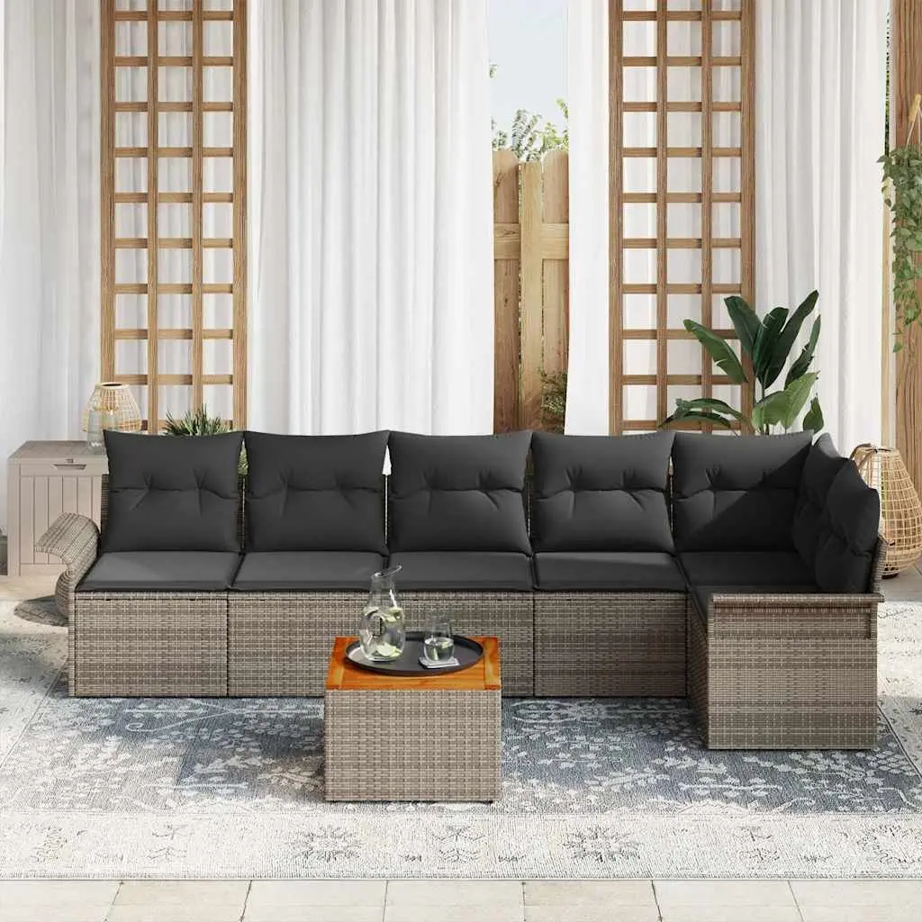 7pc Modular Sofa Set for Outdoor Living