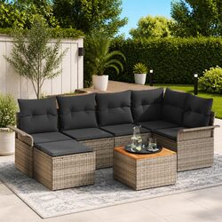 Practical 7-Piece Outdoor Sofa for Any Setting