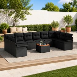 Versatile Black Patio Sofa Set for Every Outdoor Occasion