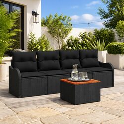 Practical 5 Piece Garden Sofa Set for Any Outdoor Space