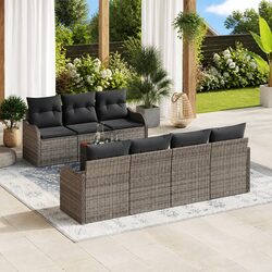 Versatile 8-Piece Sofa Set for Your Garden or Patio